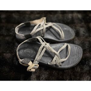 Chaco Women’s Z Cloud X Sandal Performance Footwear Black White W 8